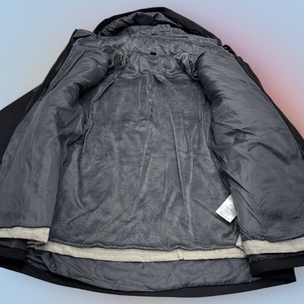 FREE COUNTRY Women's Small TRICLIMATE Black Hooded Jacket 3-IN-1 ⭐️ - Picture 9 of 9